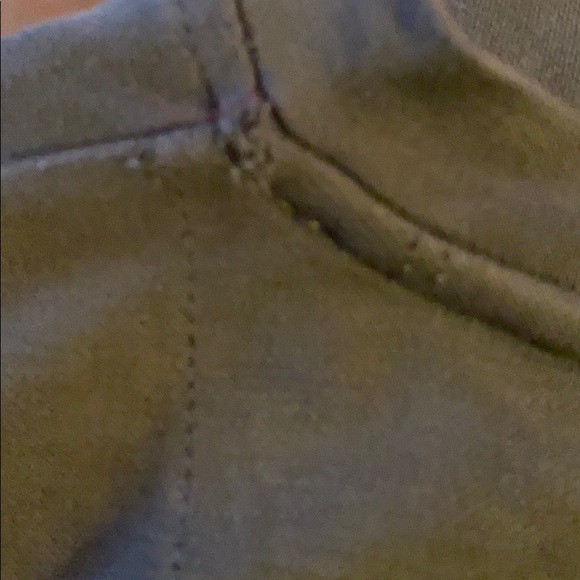 SQWEAR DARK OLIVE V-NECK POLYESTER PULLOVER SZ XL - Picture 6 of 10